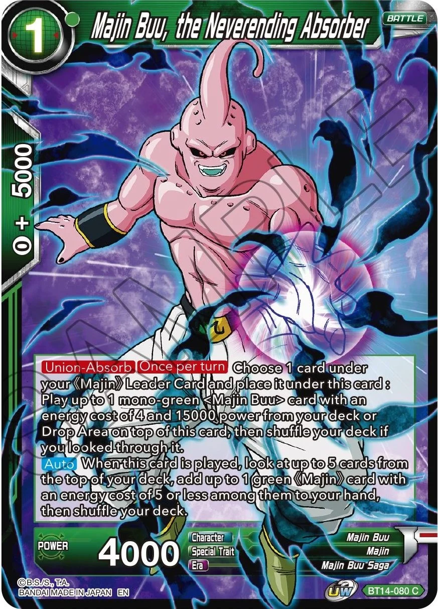 Majin Buu, the Neverending Absorber 「BT14-080」「EN」