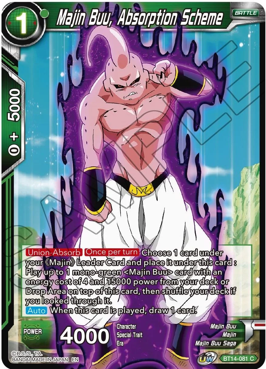 Majin Buu, Absorption Scheme 「BT14-081」「EN」