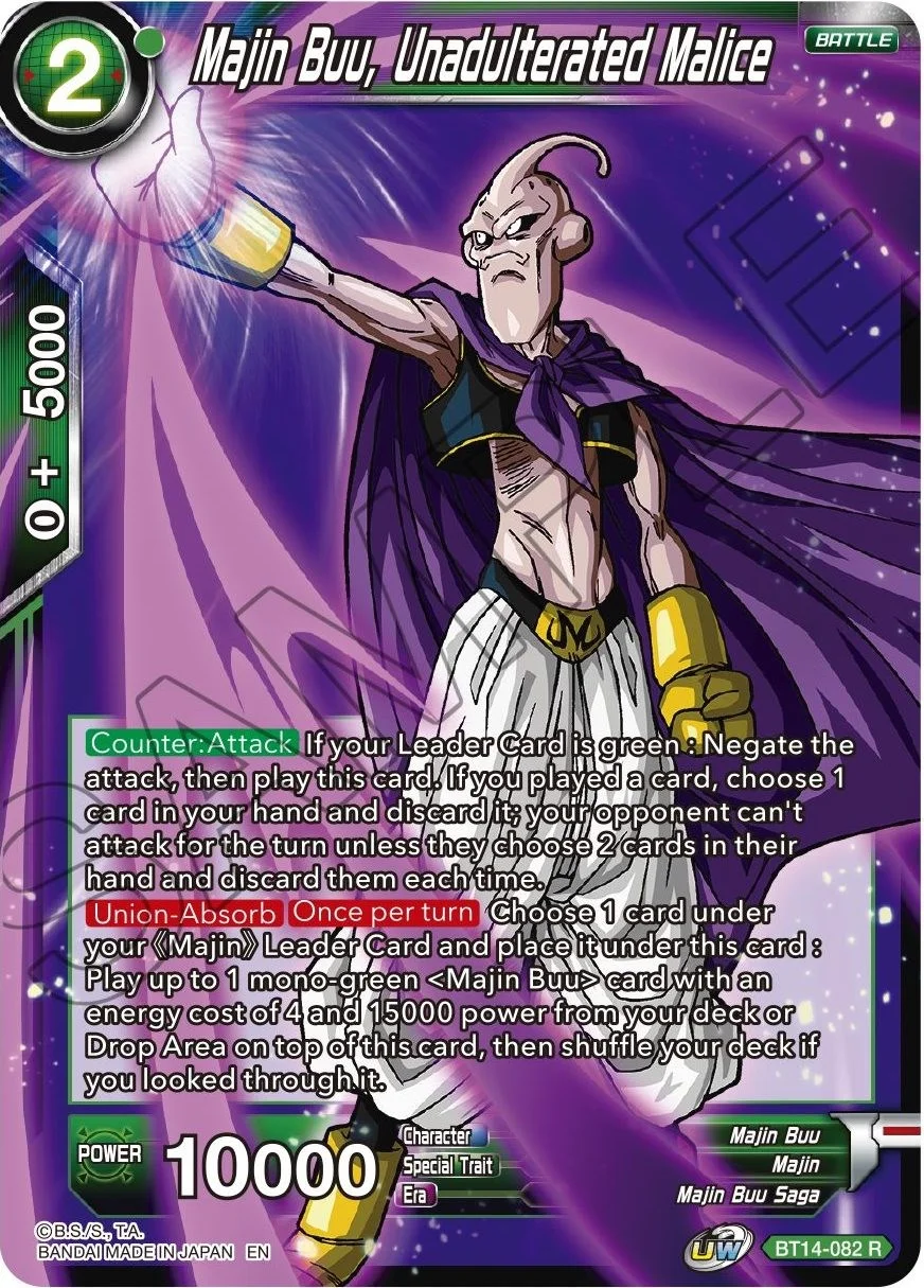 Majin Buu, Unadulterated Malice 「BT14-082」「EN」