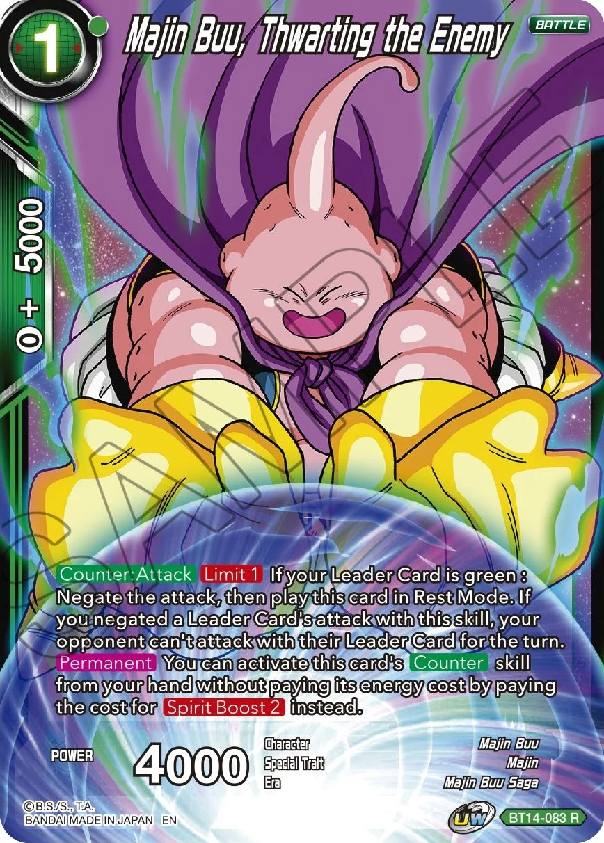Majin Buu, Thwarting the Enemy 「BT14-083_PR」「EN」