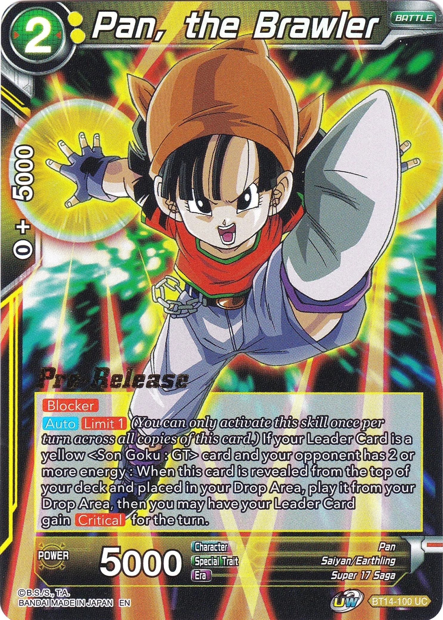 Pan, the Brawler 「BT14-100」「EN」