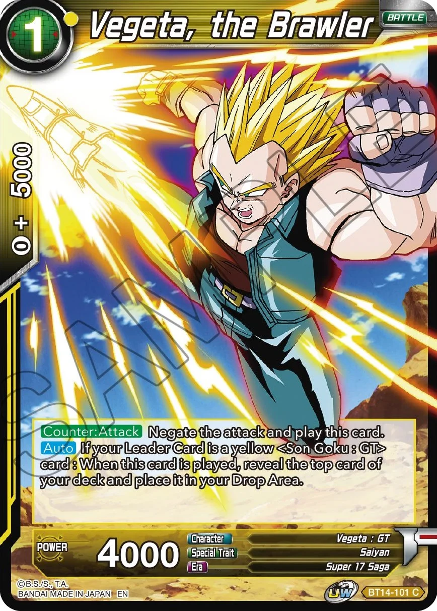 Vegeta, the Brawler 「BT14-101」「EN」
