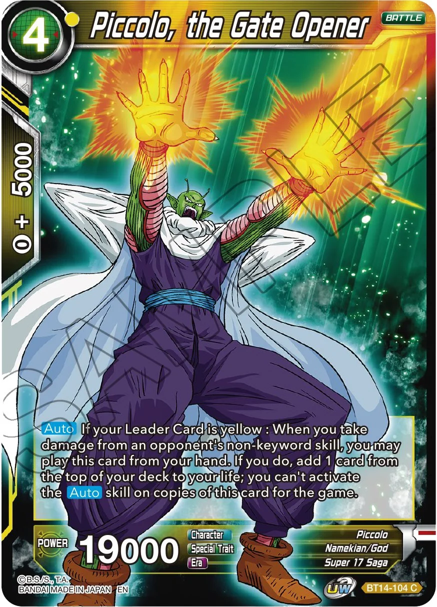 Piccolo, the Gate Opener 「BT14-104」「EN」