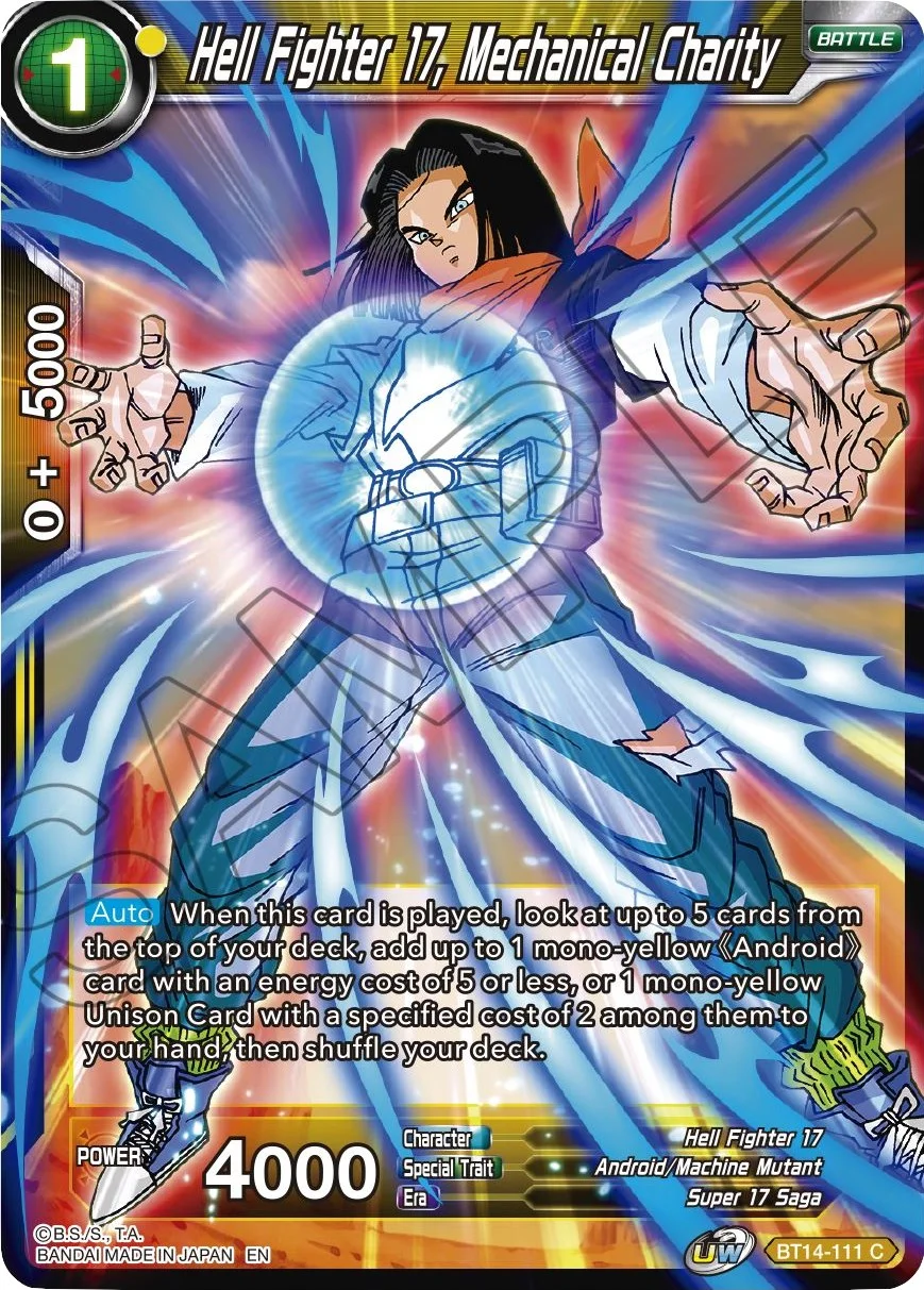 Hell Fighter 17, Mechanical Charity 「BT14-111」「EN」