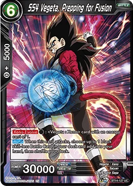 SS4 Vegeta, Prepping for Fusion 「BT14-127」「EN」