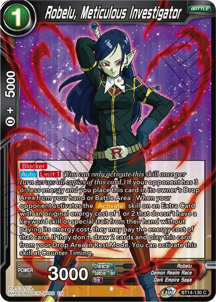 Robelu, Meticulous Investigator 「BT14-130」「EN」