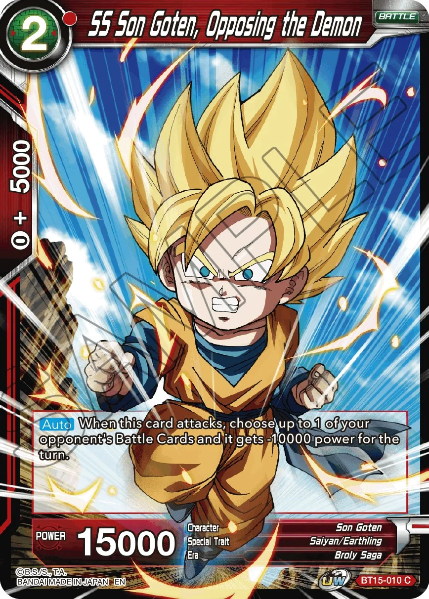 SS Son Goten, Opposing the Demon 「BT15-010」「EN」