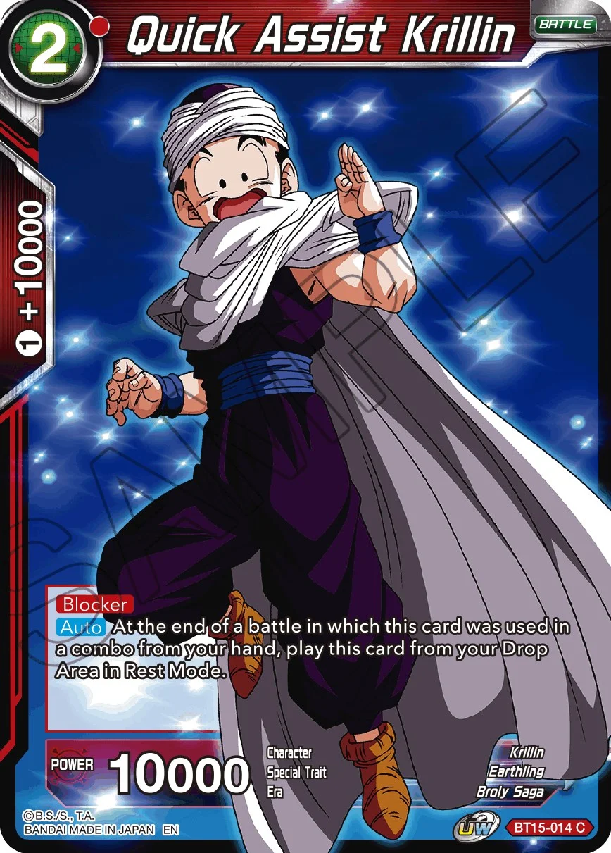 Quick Assist Krillin 「BT15-014」「EN」