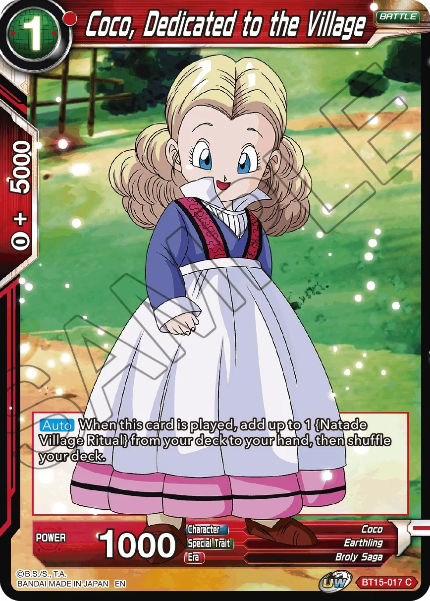Coco, Dedicated to the Village 「BT15-017」「EN」