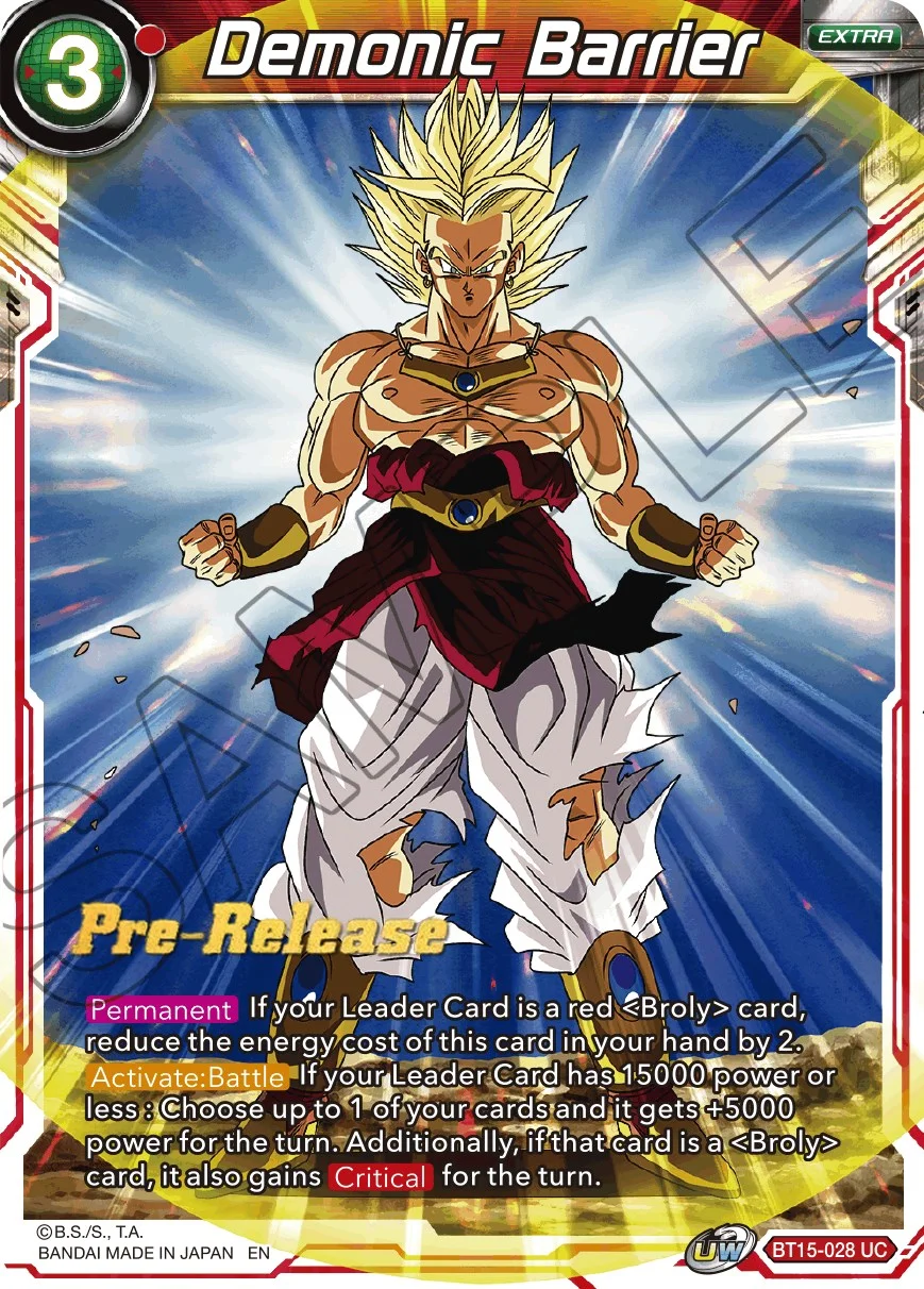 Demonic Barrier 「BT15-028」「EN」
