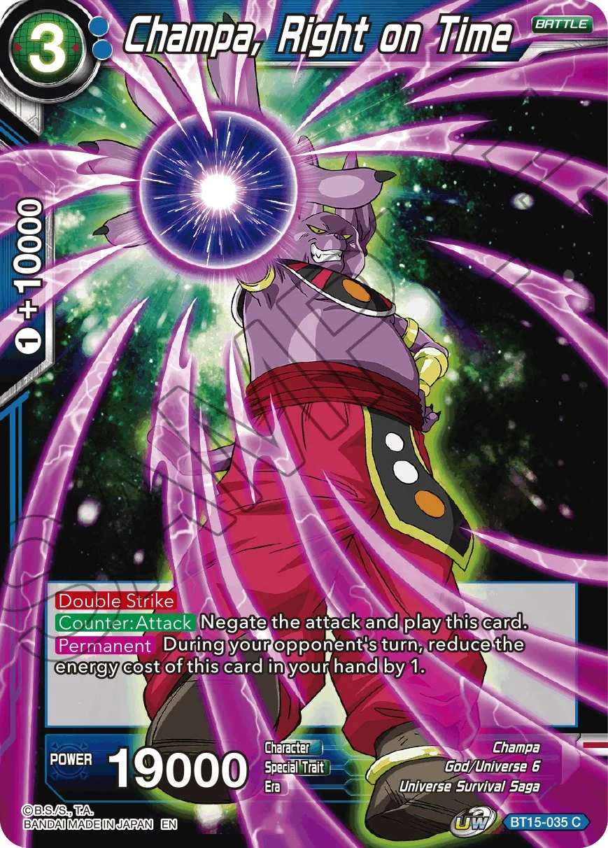 Champa, Right on Time 「BT15-035」「EN」