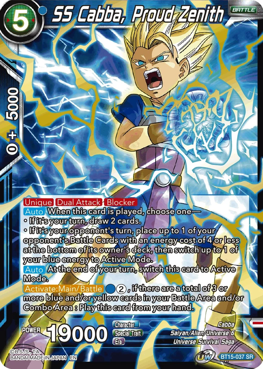 SS Cabba, Proud Zenith 「BT15-037」「EN」