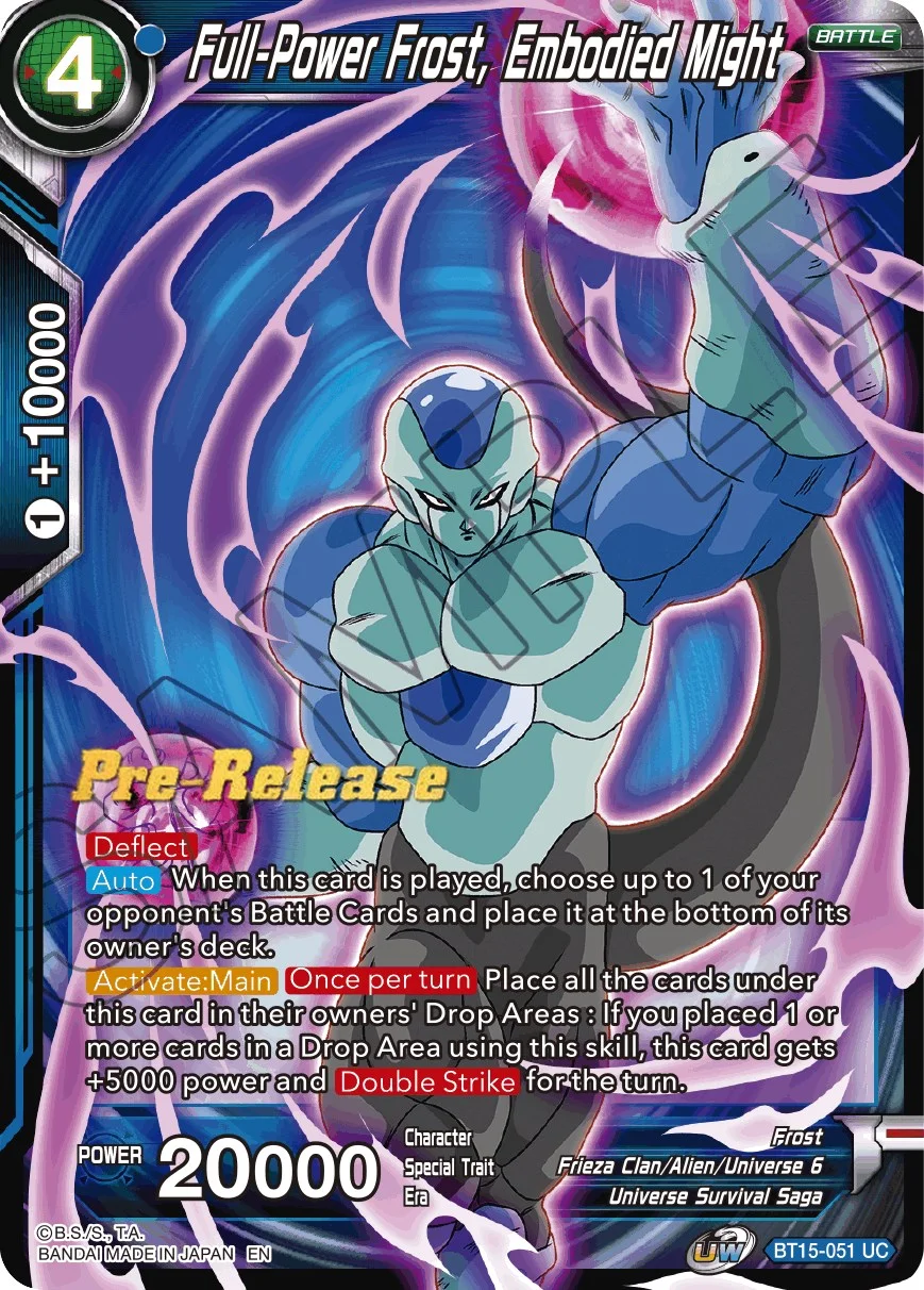 Full-Power Frost, Embodied Might 「BT15-051」「EN」