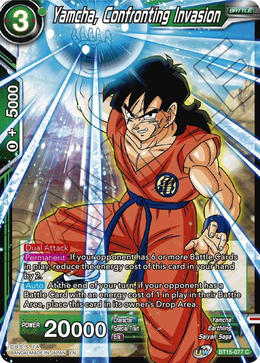Yamcha, Confronting Invasion 「BT15-077」「EN」