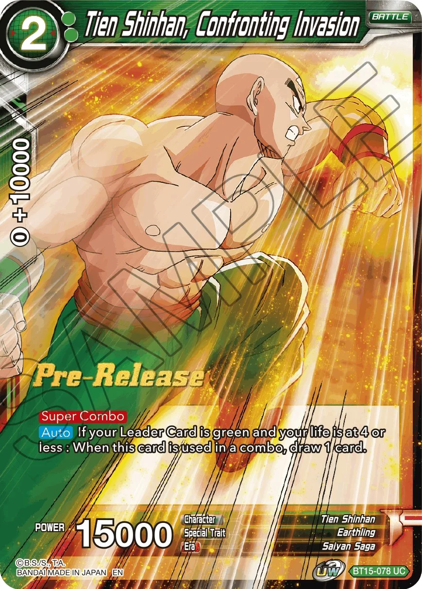 Tien Shinhan, Confronting Invasion 「BT15-078」「EN」