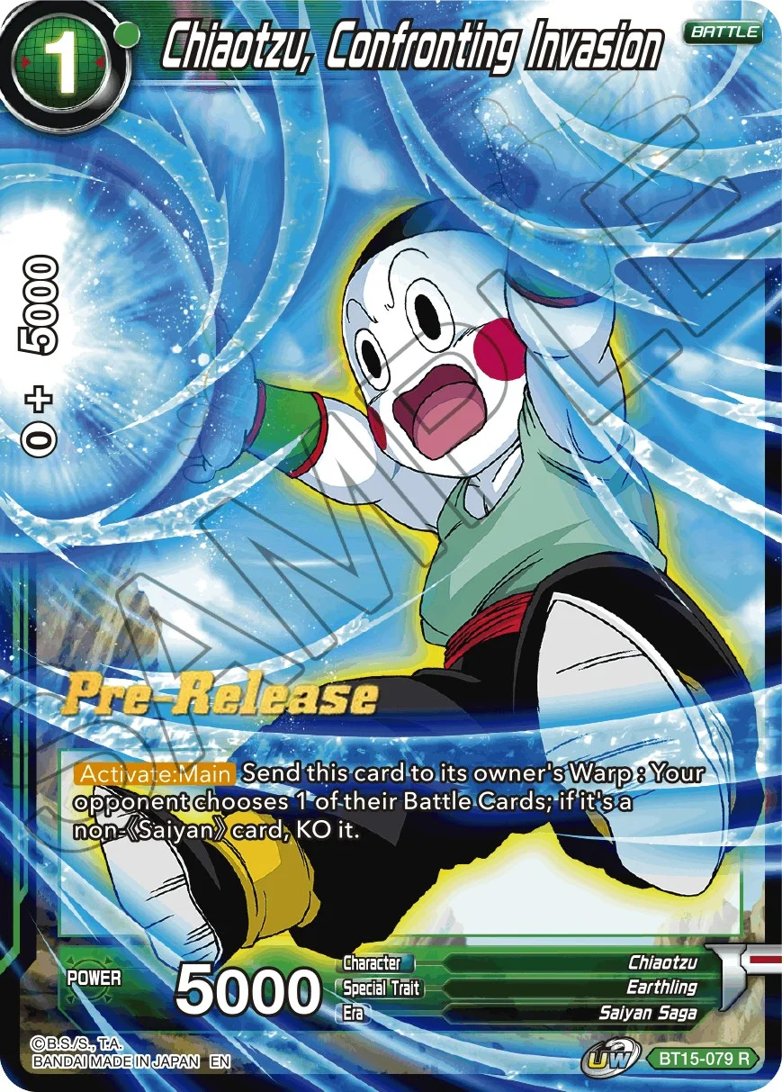 Chiaotzu, Confronting Invasion 「BT15-079」「EN」