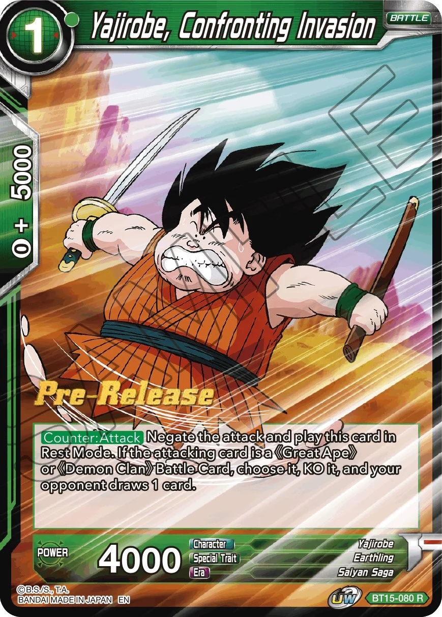 Yajirobe, Confronting Invasion 「BT15-080」「EN」