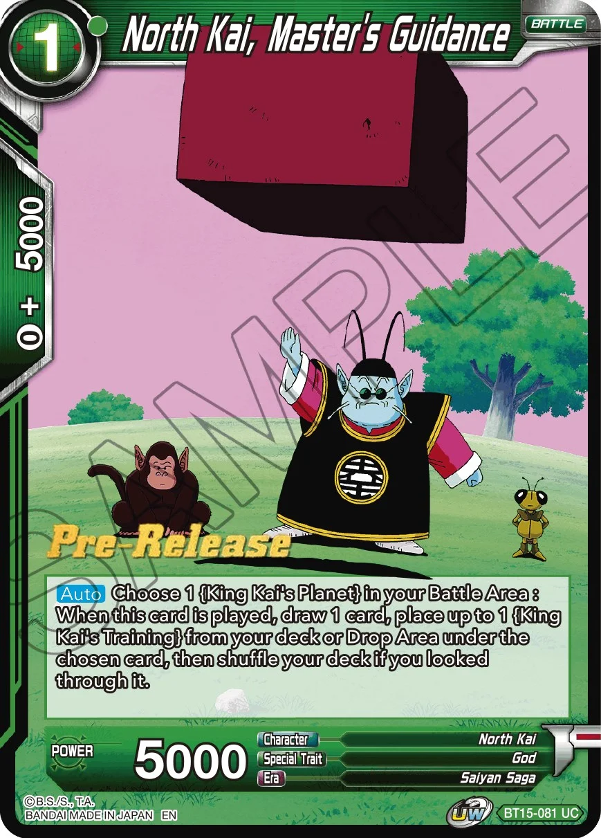 North Kai, Master's Guidance 「BT15-081」「EN」