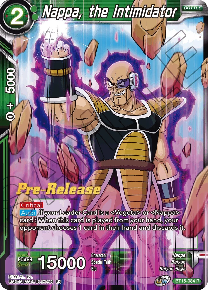 Nappa, the Intimidator 「BT15-084」「EN」
