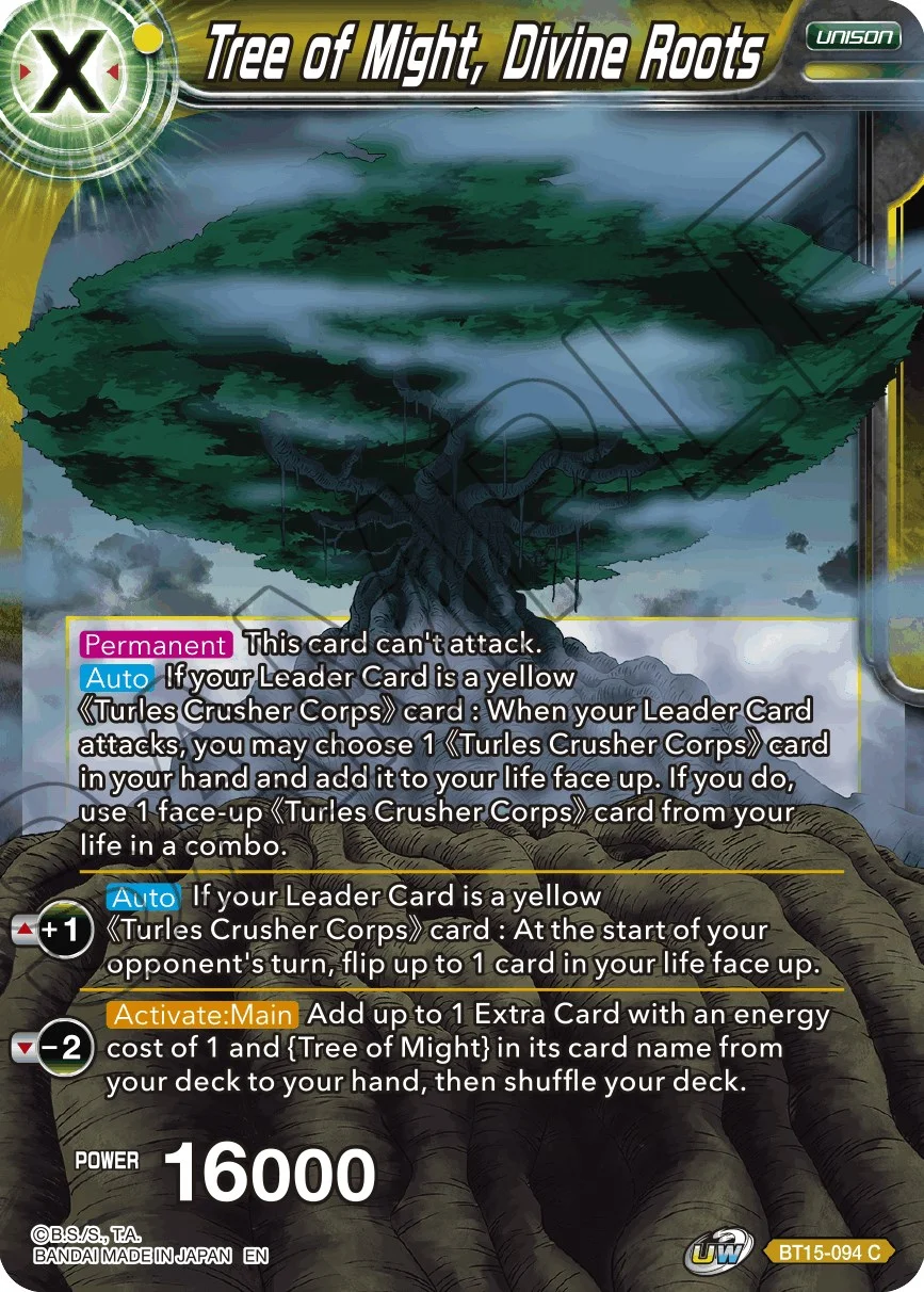 Tree of Might, Divine Roots 「BT15-094」「EN」