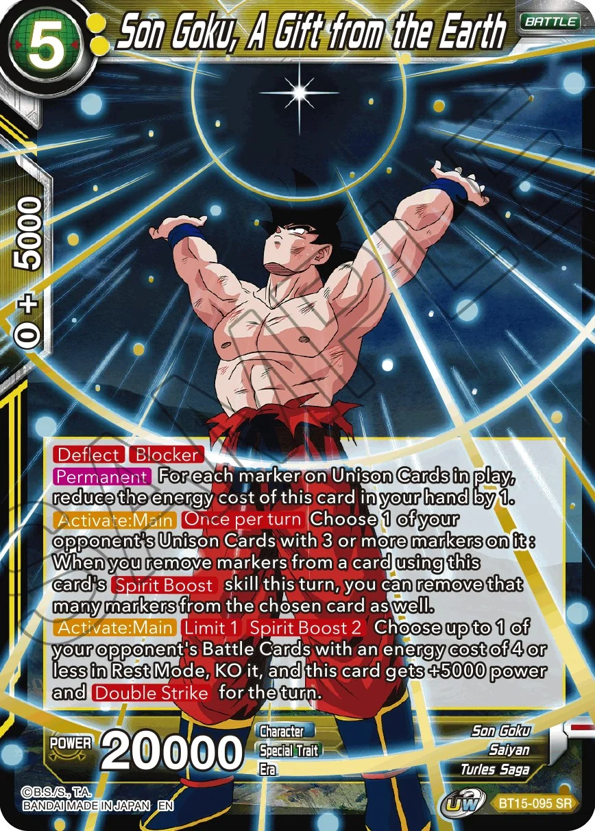 Son Goku, A Gift from the Earth 「BT15-095」「EN」