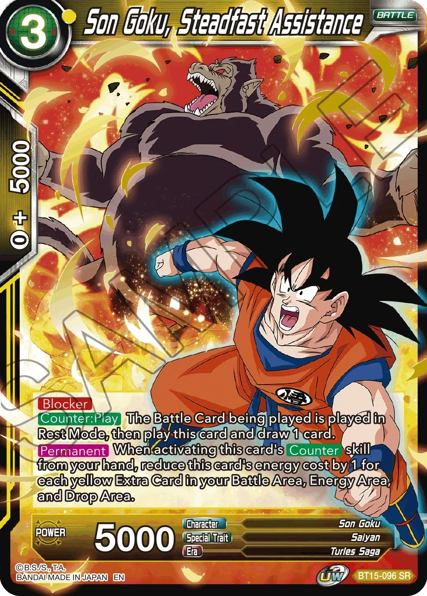 Son Goku, Steadfast Assistance 「BT15-096」「EN」