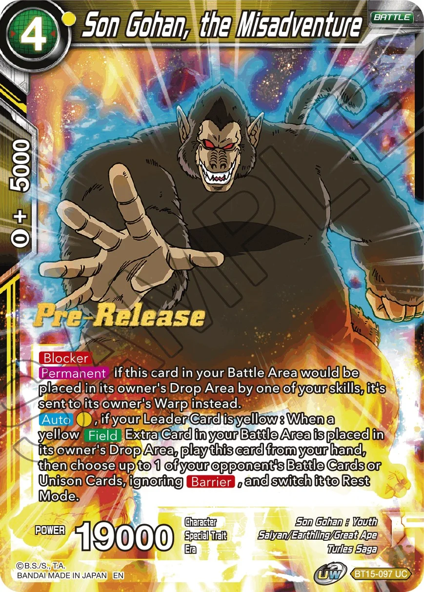 Son Gohan, the Misadventure 「BT15-097」「EN」
