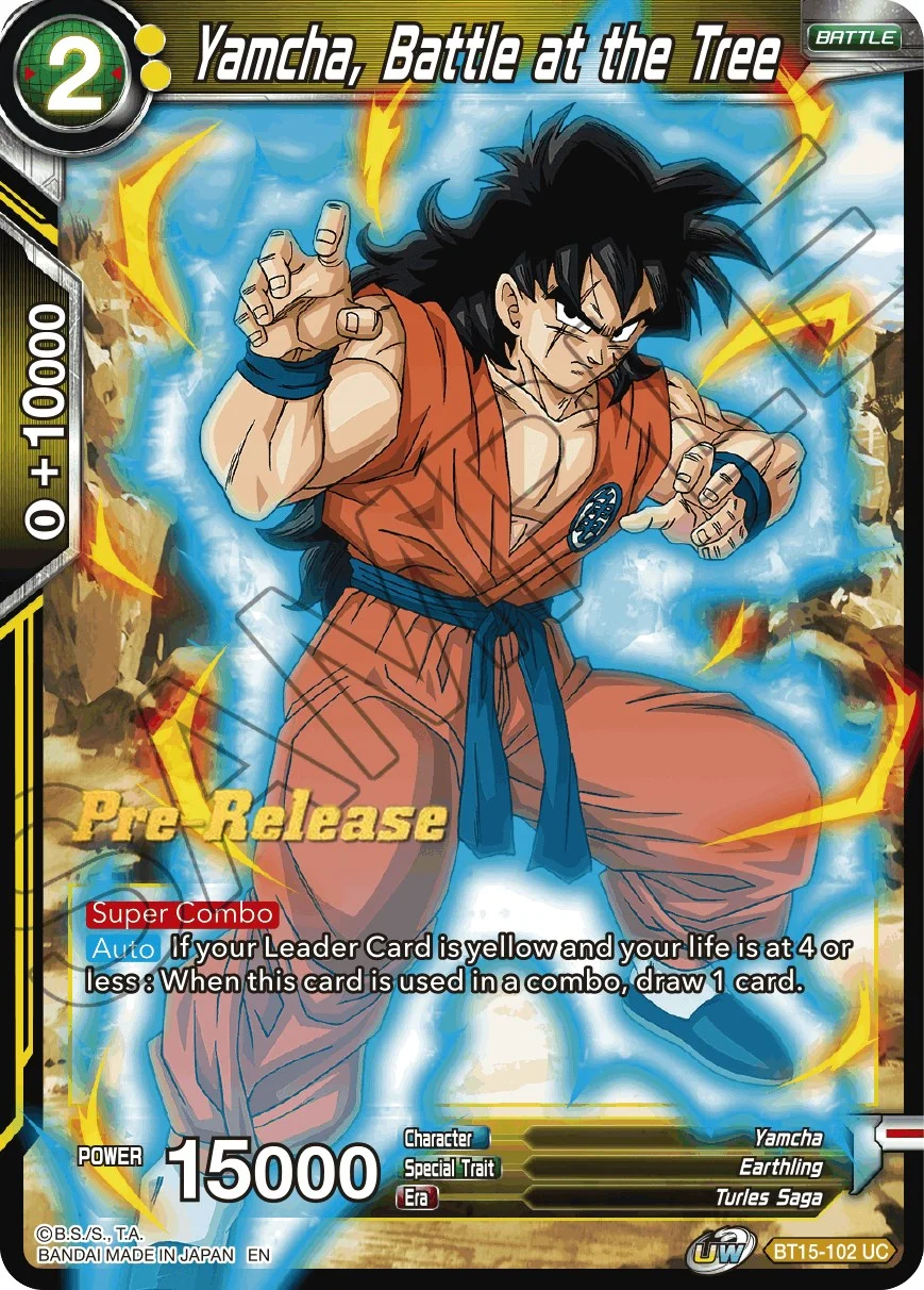 Yamcha, Battle at the Tree 「BT15-102」「EN」