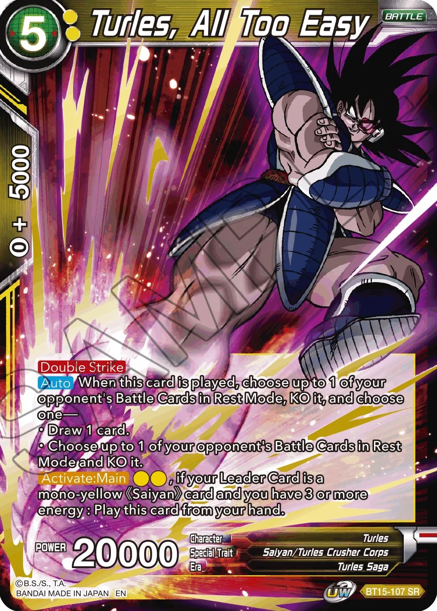 Turles, All Too Easy 「BT15-107」「EN」