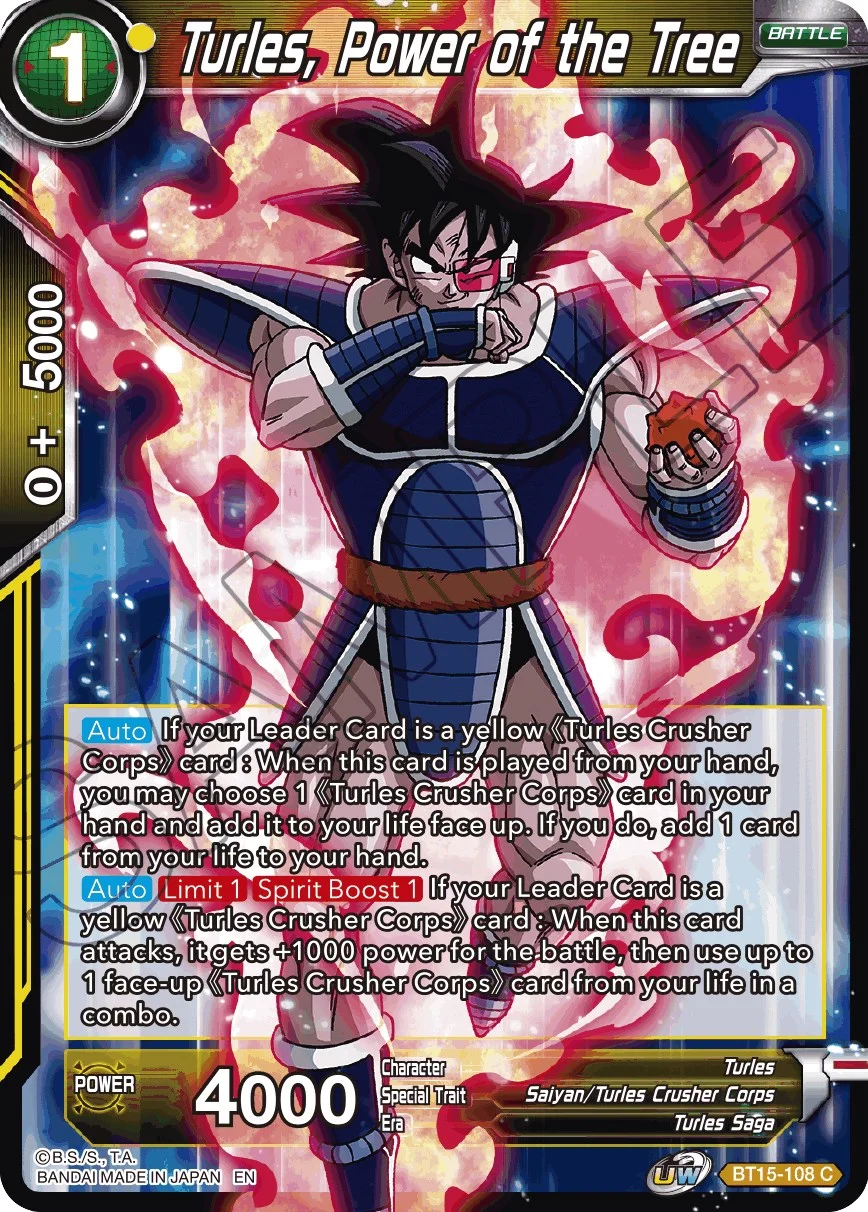 Turles, Power of the Tree 「BT15-108」「EN」