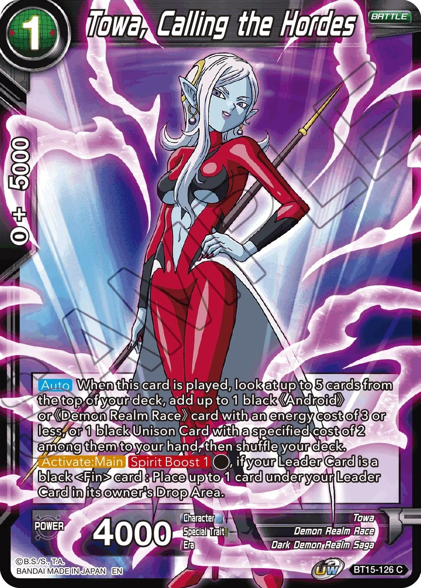 Towa, Calling the Hordes 「BT15-126」「EN」