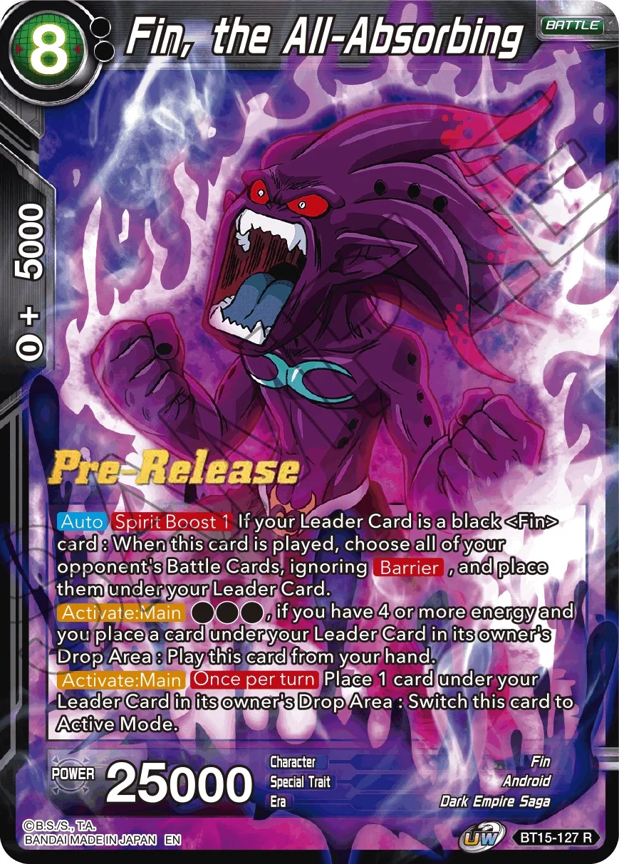 Fin, the All-Absorbing 「BT15-127」「EN」