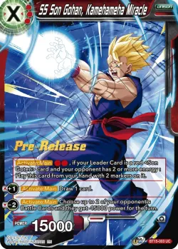 SS Son Gohan, Kamehameha Miracle #BT15-003 · Dragon Ball Super CCG