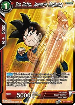 Son Goten, Journey's Beginning #BT15-011 · Dragon Ball Super CCG