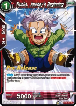 Trunks, Journey's Beginning #BT15-013 · Dragon Ball Super CCG