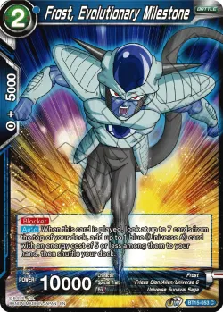 Frost, Evolutionary Milestone #BT15-053 · Dragon Ball Super CCG