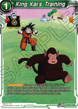 King Kai's Training #BT15-089_PR · Dragon Ball Super CCG