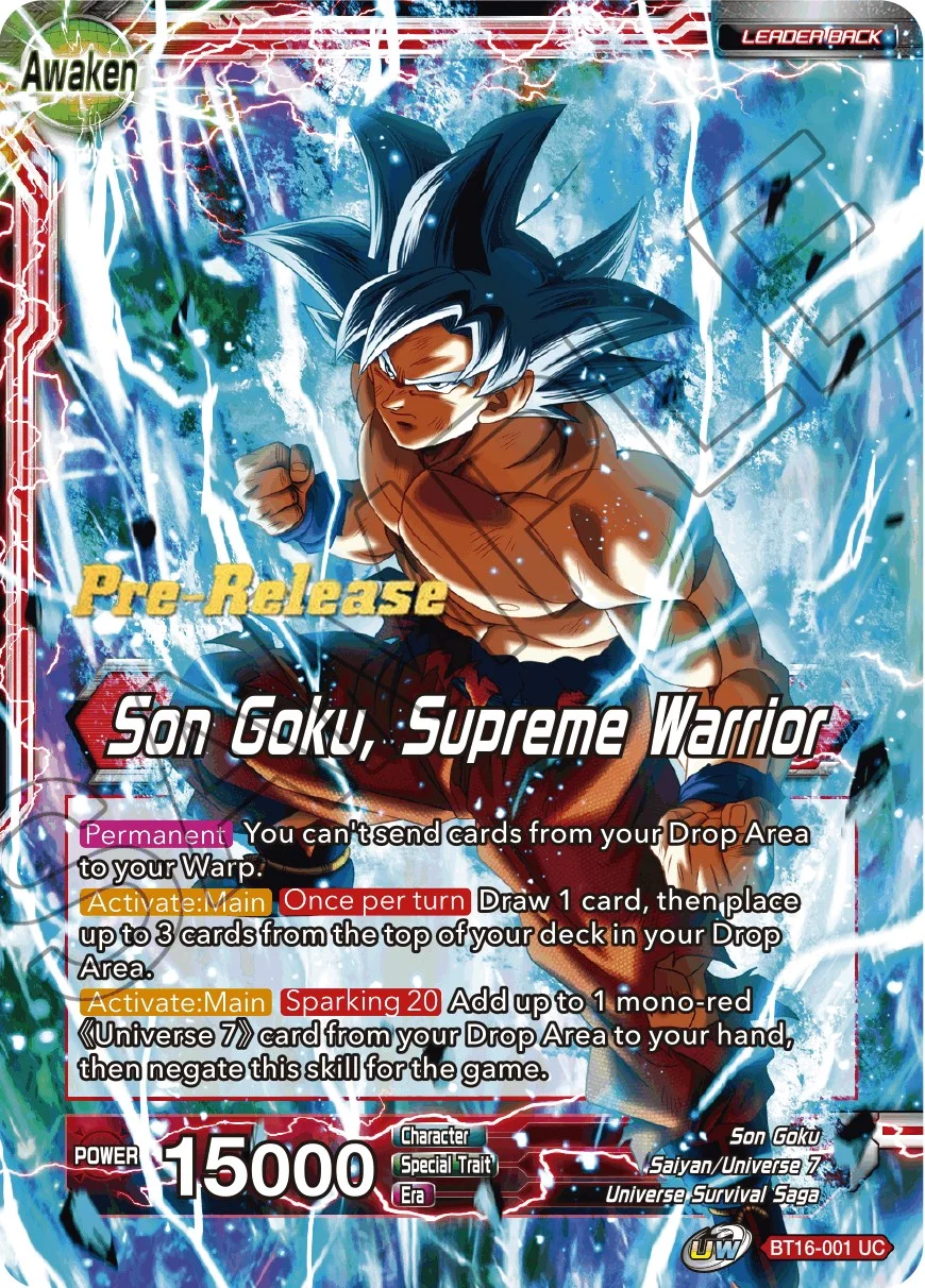 Son Goku 「BT16-001_PR」「EN」
