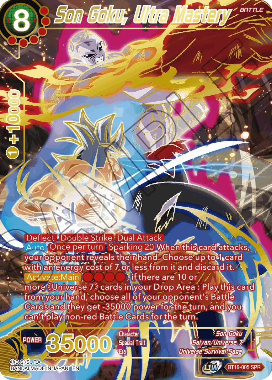 Son Goku, Ultra Mastery 「BT16-005」「EN」