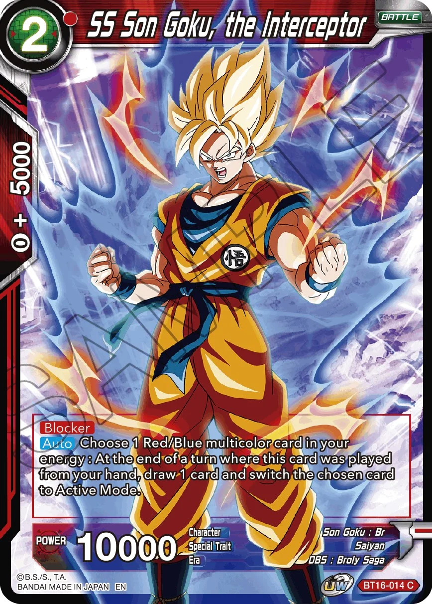 SS Son Goku, the Interceptor 「BT16-014」「EN」