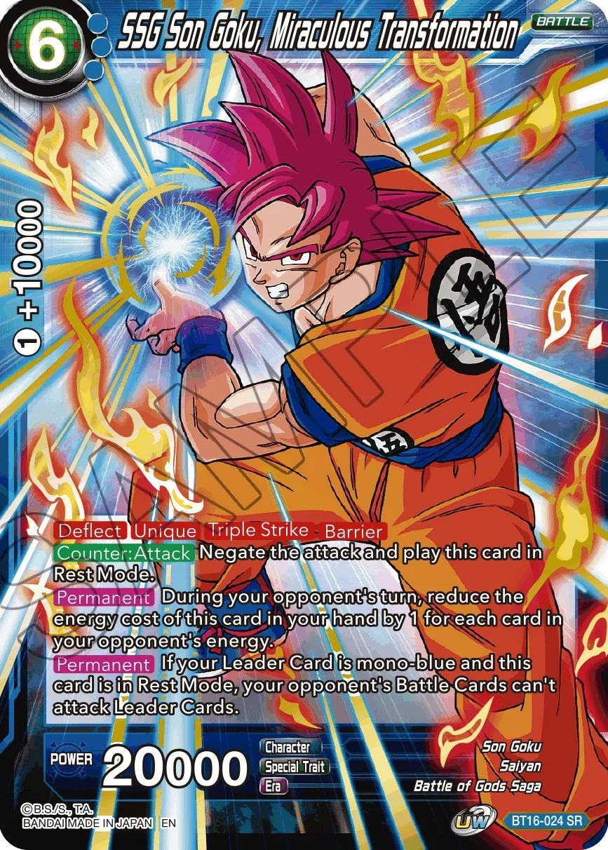 SSG Son Goku, Miraculous Transformation 「BT16-024」「EN」