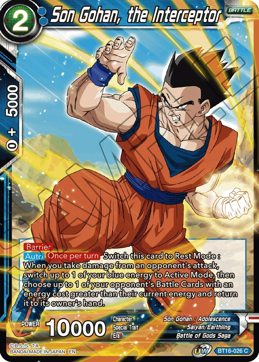 Son Gohan, the Interceptor 「BT16-026」「EN」