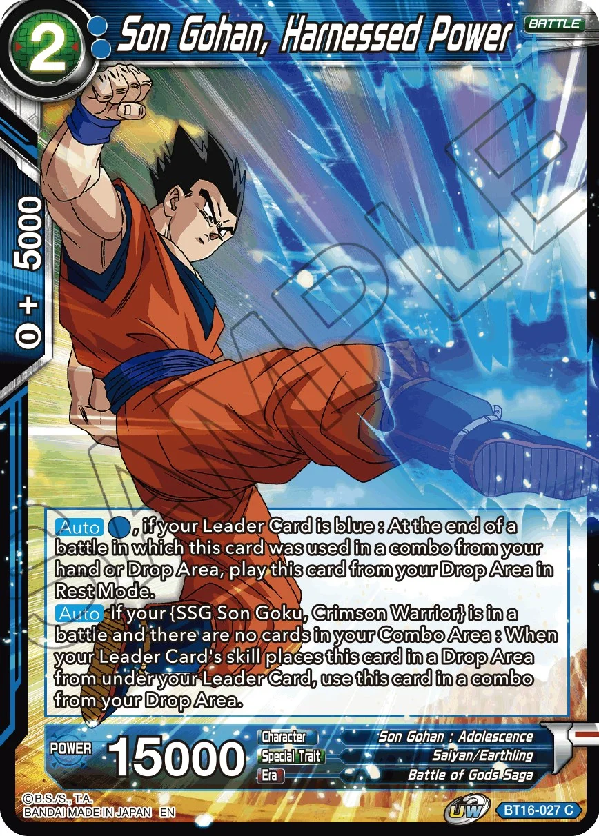 Son Gohan, Harnessed Power 「BT16-027」「EN」