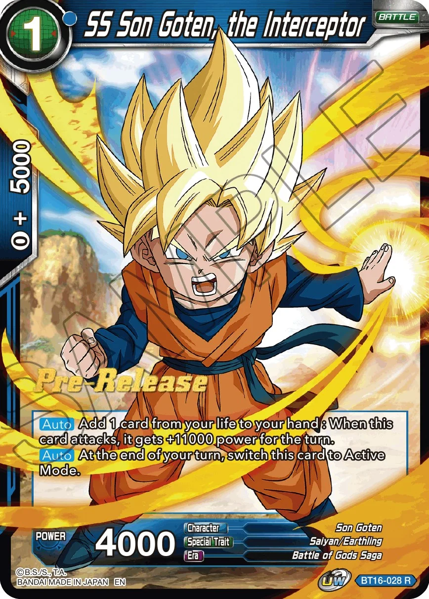 SS Son Goten, the Interceptor 「BT16-028」「EN」