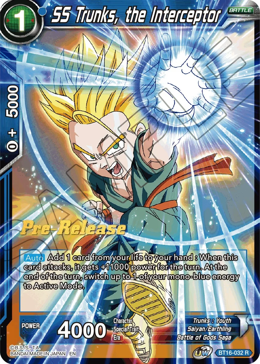 SS Trunks, the Interceptor 「BT16-032」「EN」
