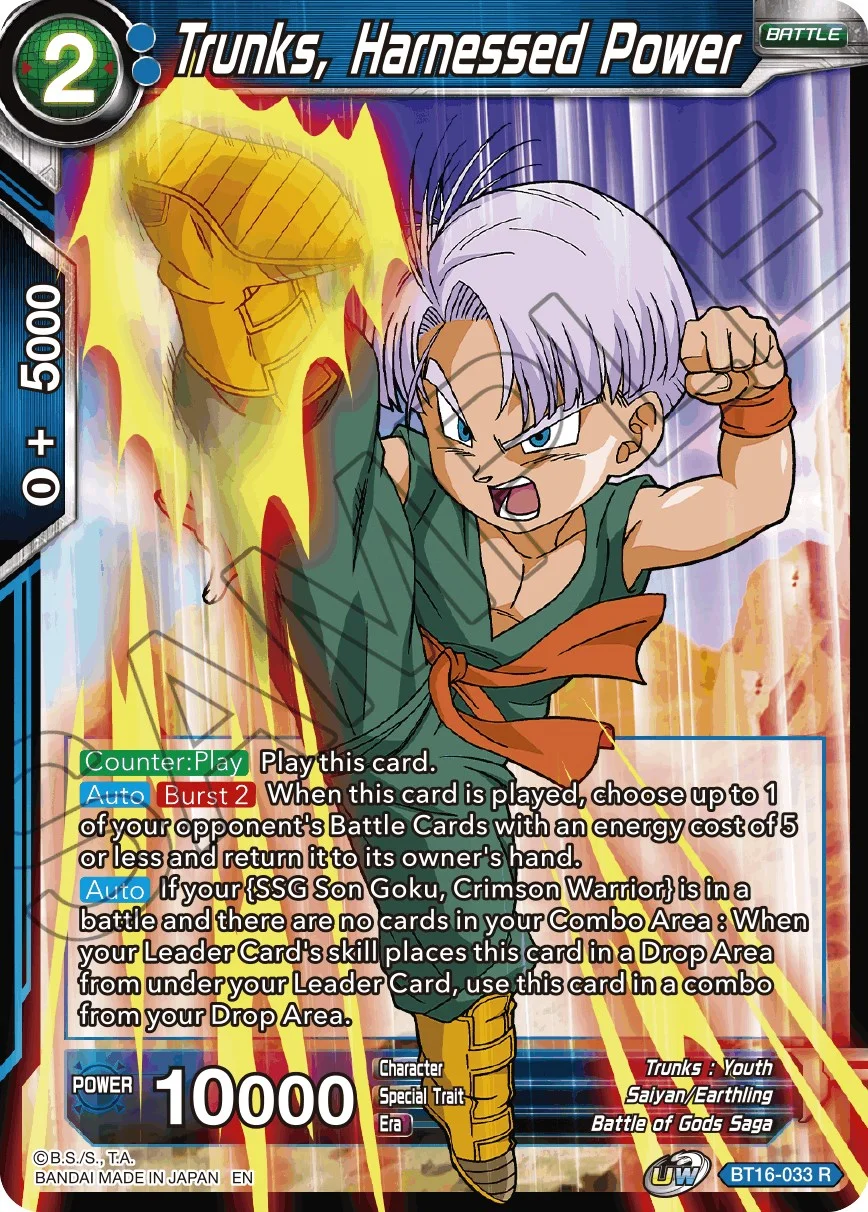 Trunks, Harnessed Power 「BT16-033」「EN」