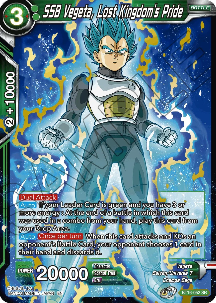 SSB Vegeta, Lost Kingdom's Pride 「BT16-052_SPR」「EN」