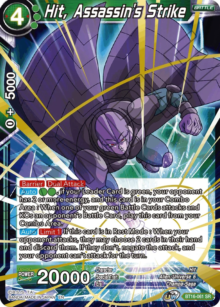 Hit, Assassin's Strike 「BT16-061_SPR」「EN」