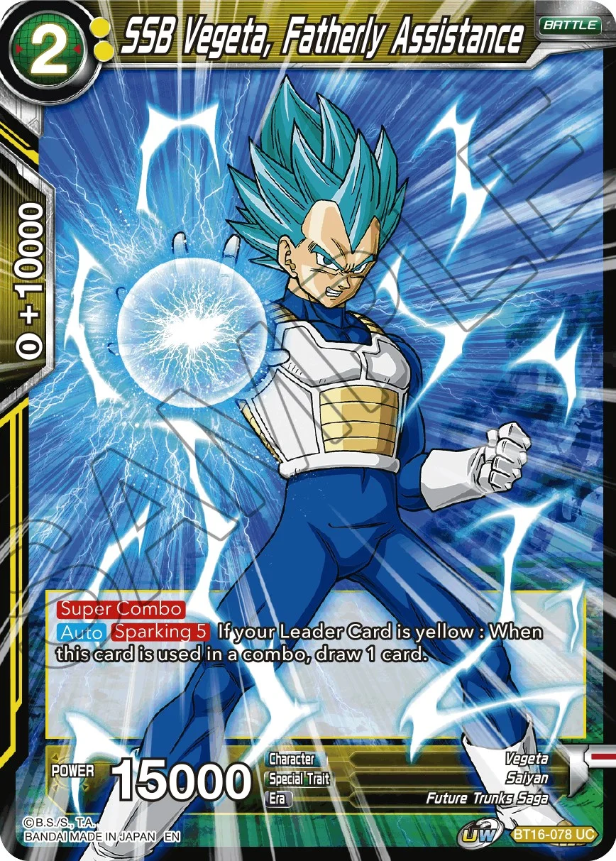 SSB Vegeta, Fatherly Assistance 「BT16-078」「EN」
