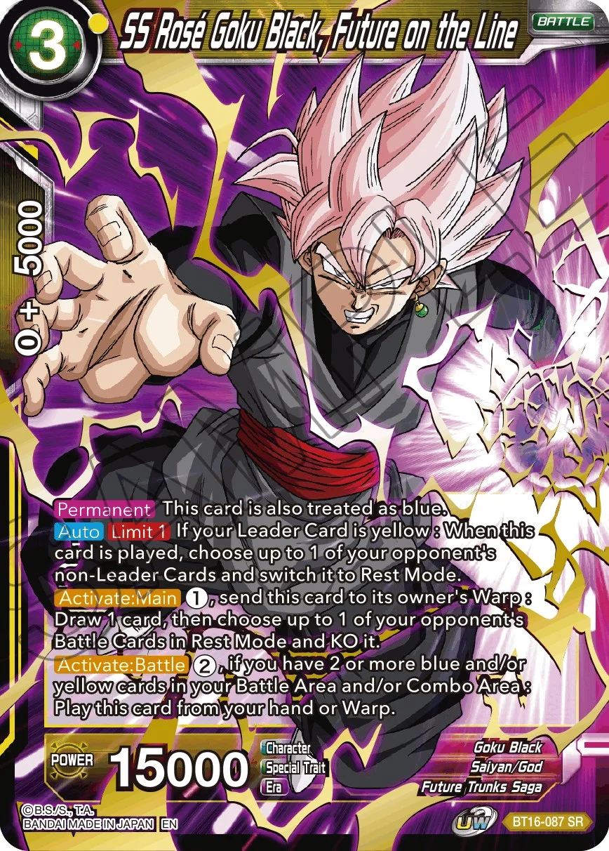 SS Rose Goku Black, Future on the Line 「BT16-087」「EN」